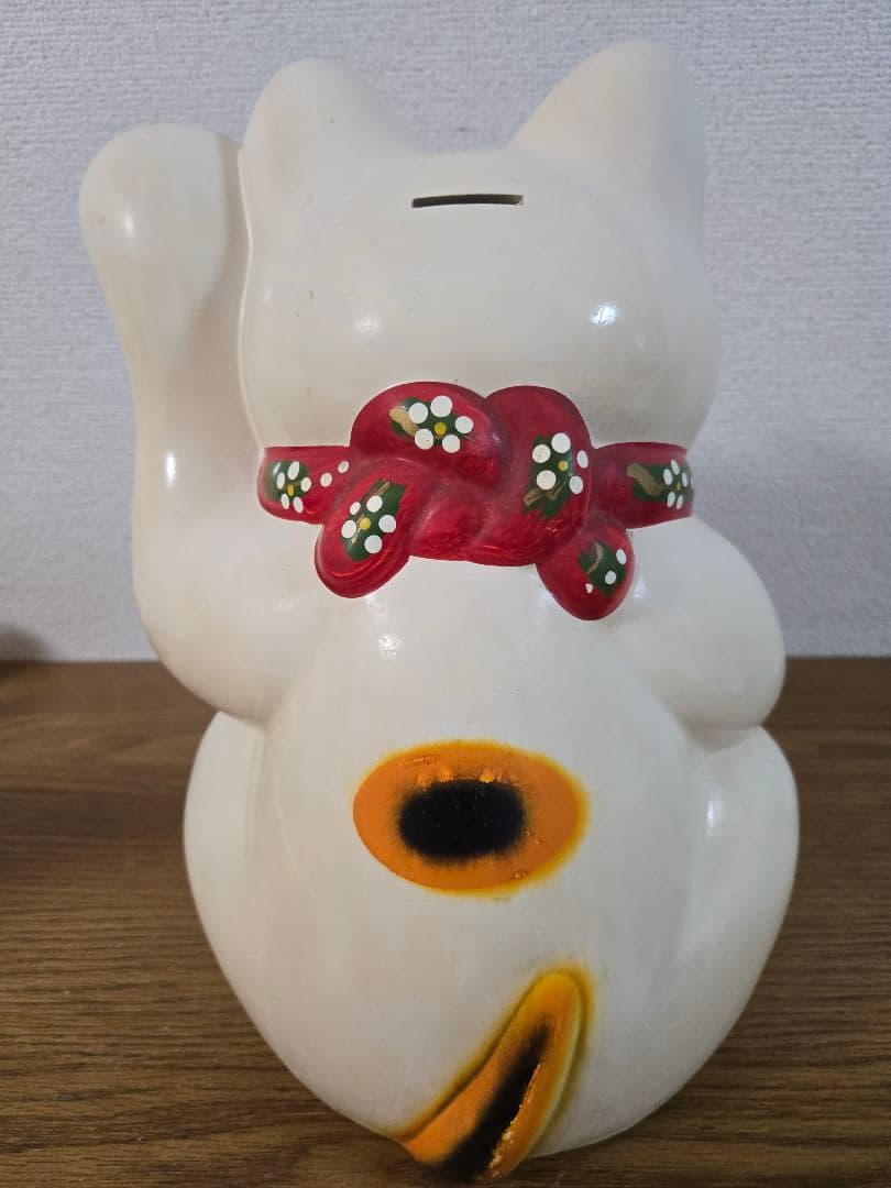 左手あげ　招き猫　貯金箱　縁起物最終値下げ