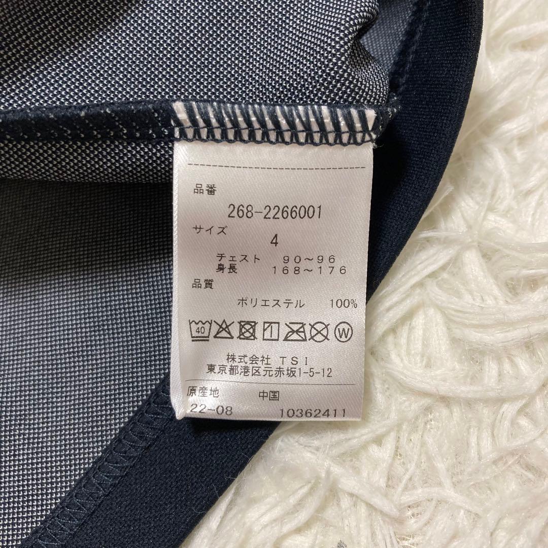【美品】PGG パーリーゲイツ モックネック 長袖シャツ ロゴ ブラック 4