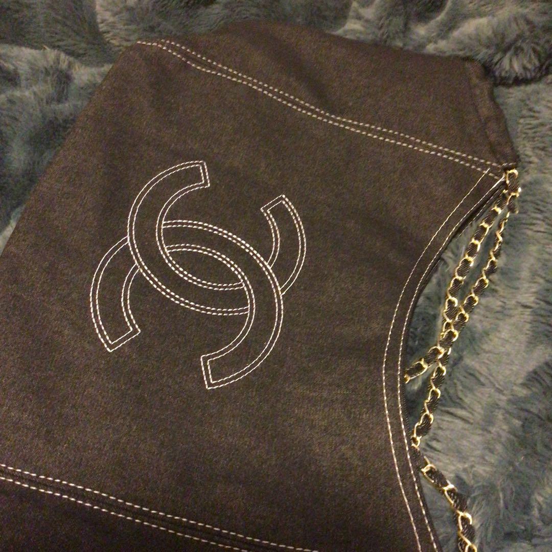 CHANEL デニム　ブラック