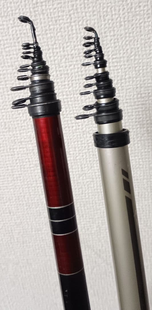 リョービエクシマ大潮XS3号5.3m&ダイワAWザ磯4号5.3mカゴ改造竿