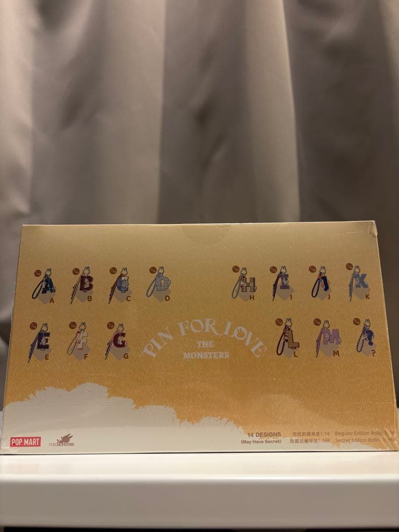 【新品未開封】POP MART PIN FOR LOVE 『A-M』