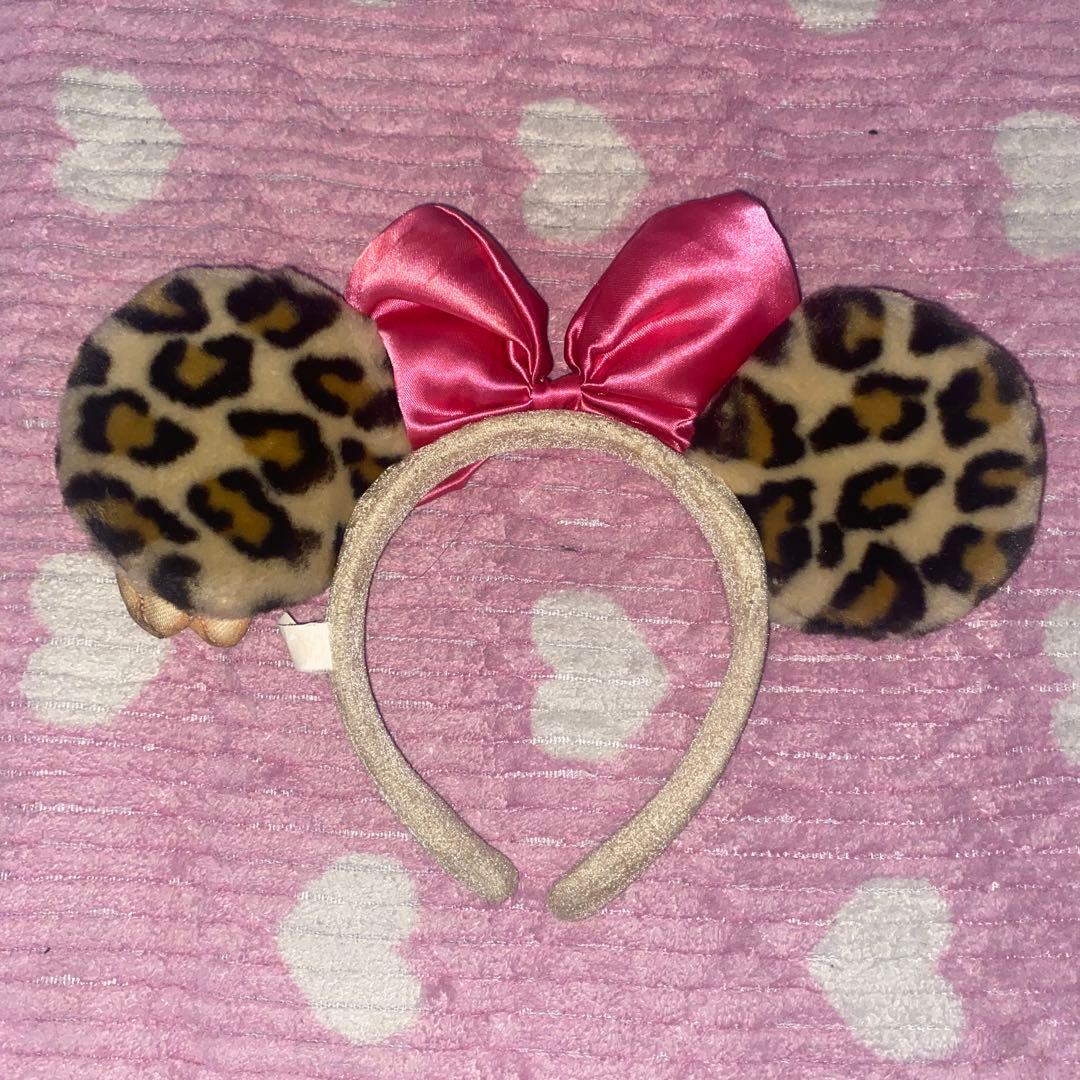 ディズニー ヒョウ柄 カチューシャ