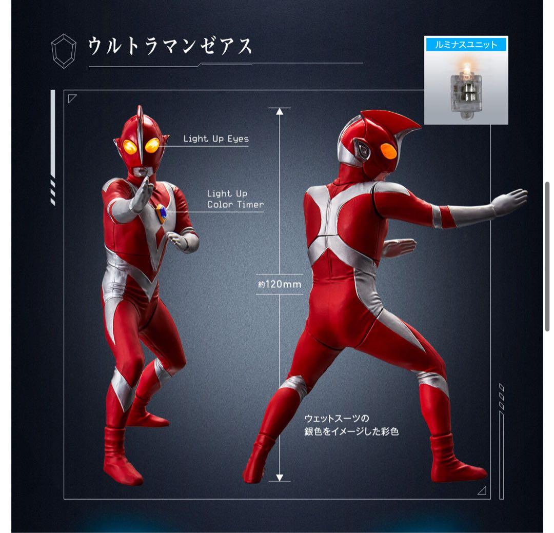 アルティメットルミナスプレミアム　ウルトラマンEX壱　グレート　パワード　ゼアス