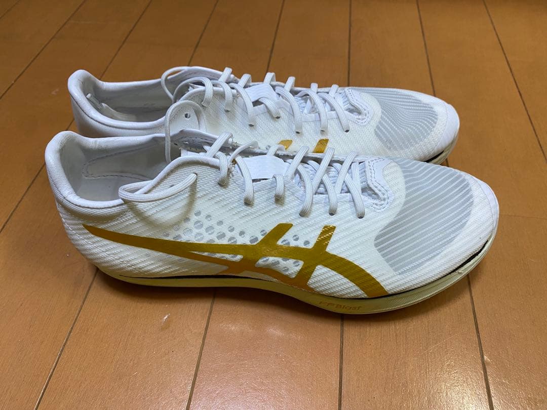 ASICS JETSPRINT3 ホワイト/ゴールド 24.5cm