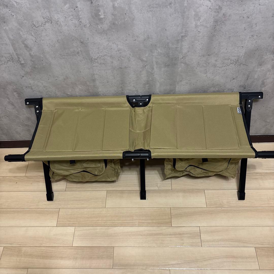 美品　DOD ストレージベンチ カーキ　廃盤品