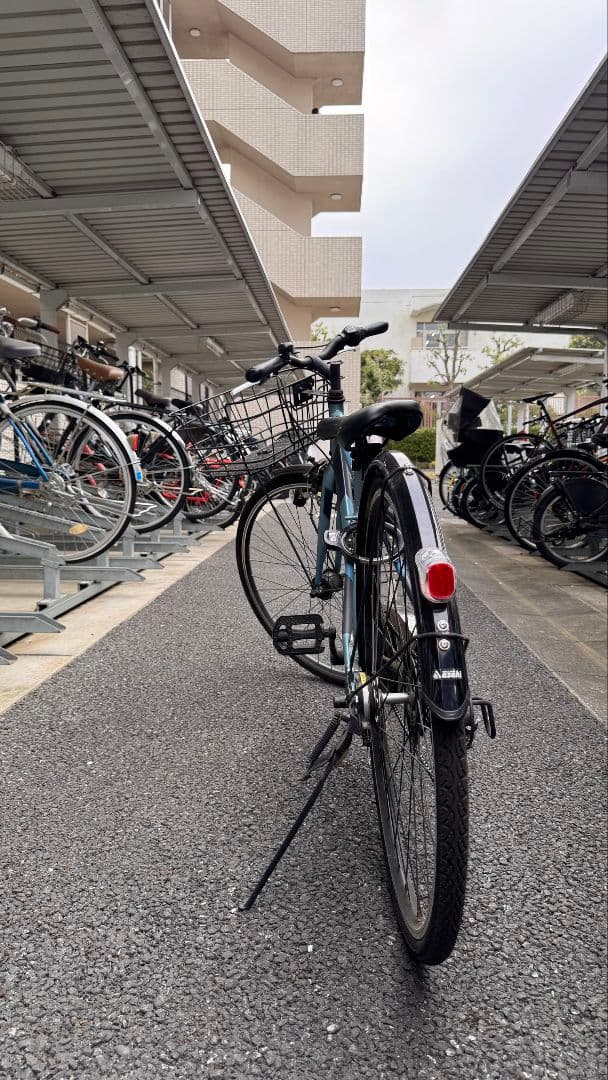 あさひ オフィスプレス オートライト 2023年2月購入 前カゴ付き