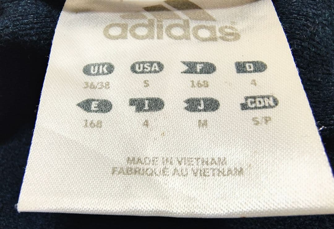 adidas（アディダス）◆トラックジャケット◆ネイビーMサイズ