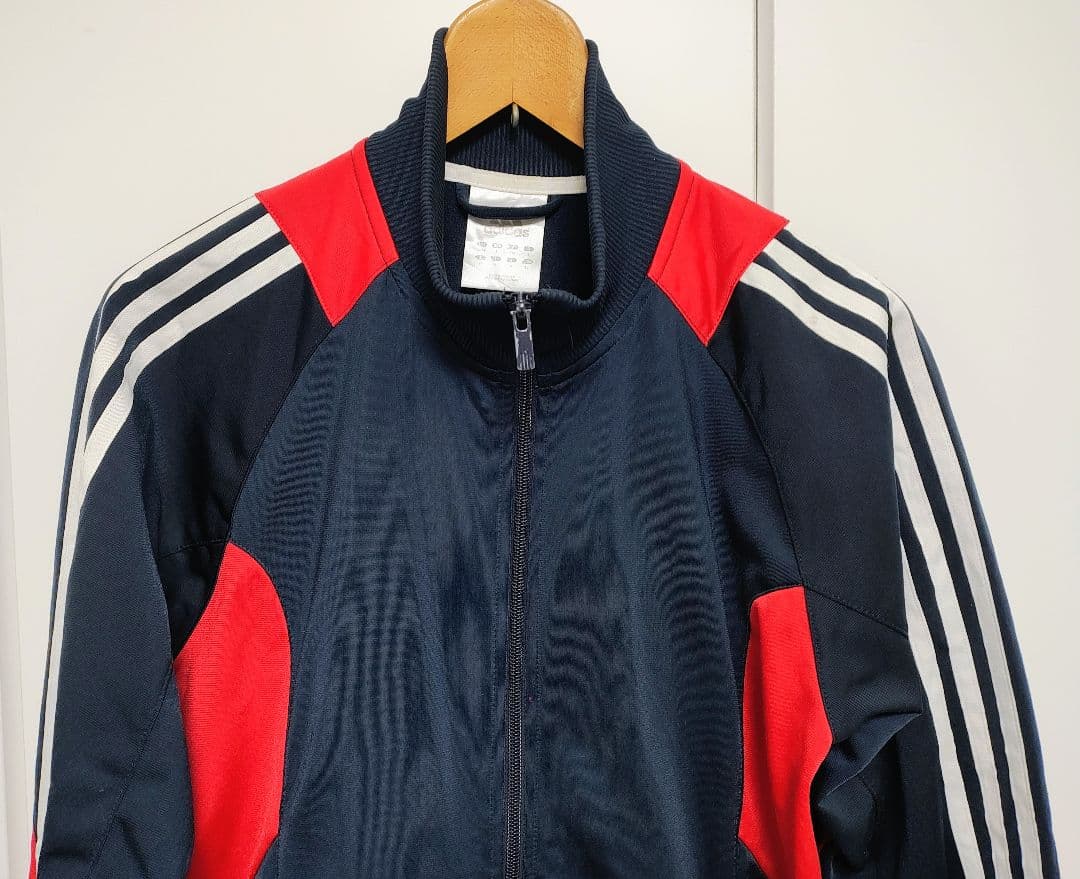 adidas（アディダス）◆トラックジャケット◆ネイビーMサイズ