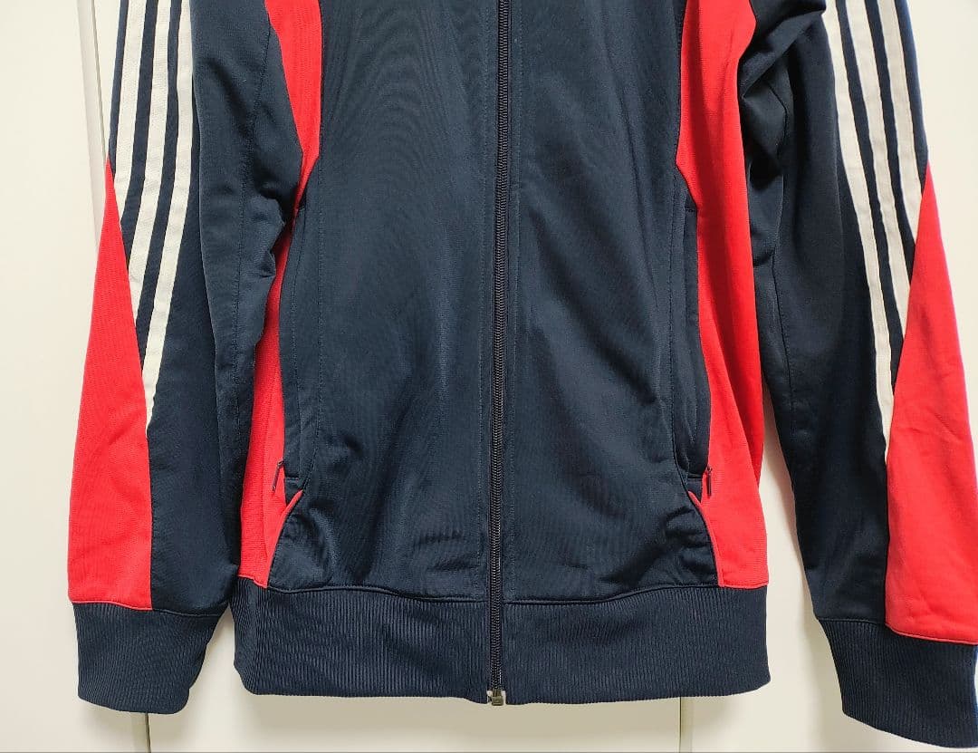 adidas（アディダス）◆トラックジャケット◆ネイビーMサイズ
