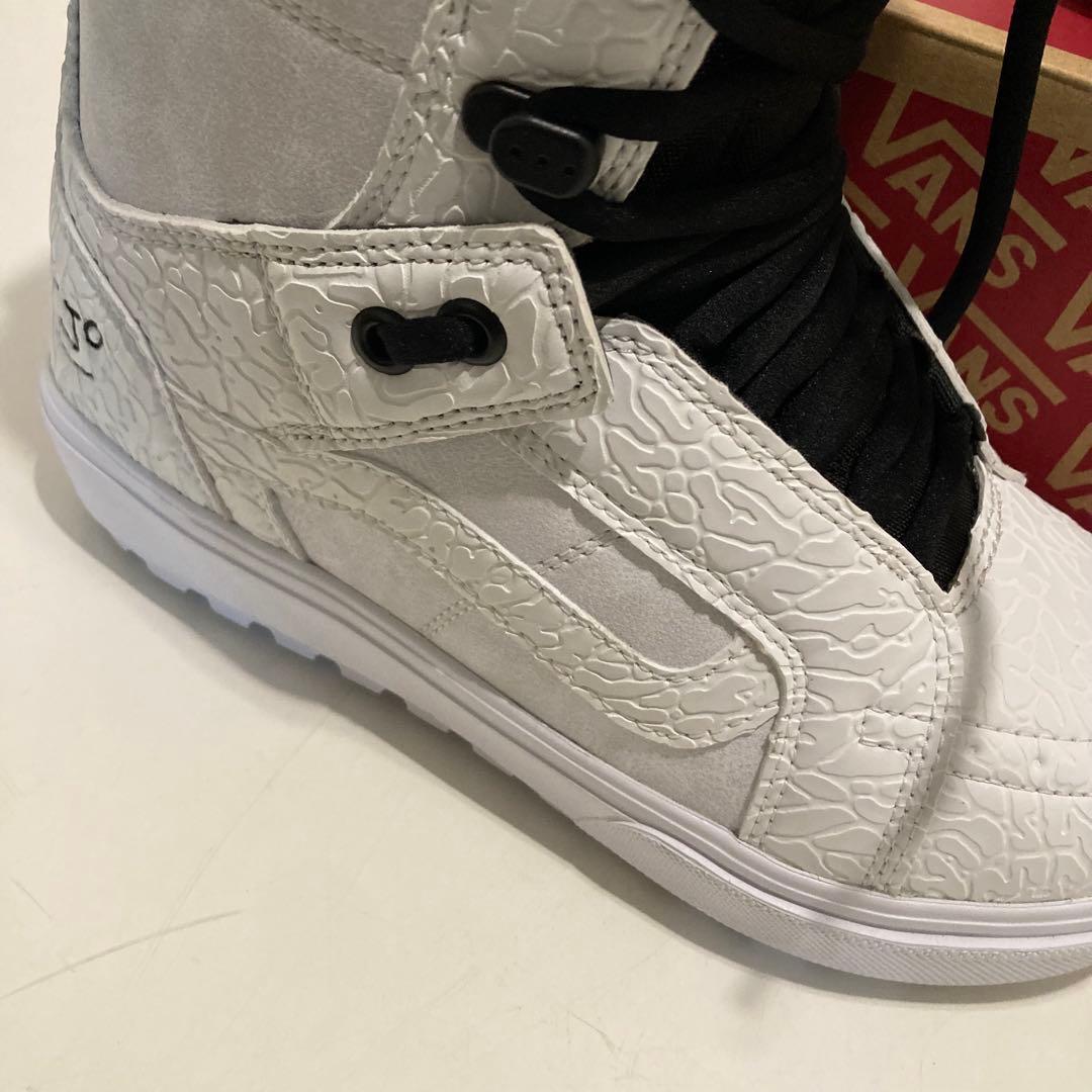 新品 25-26 バンズ ブーツ ハイスタンダード 26.0 ホワイト VANS