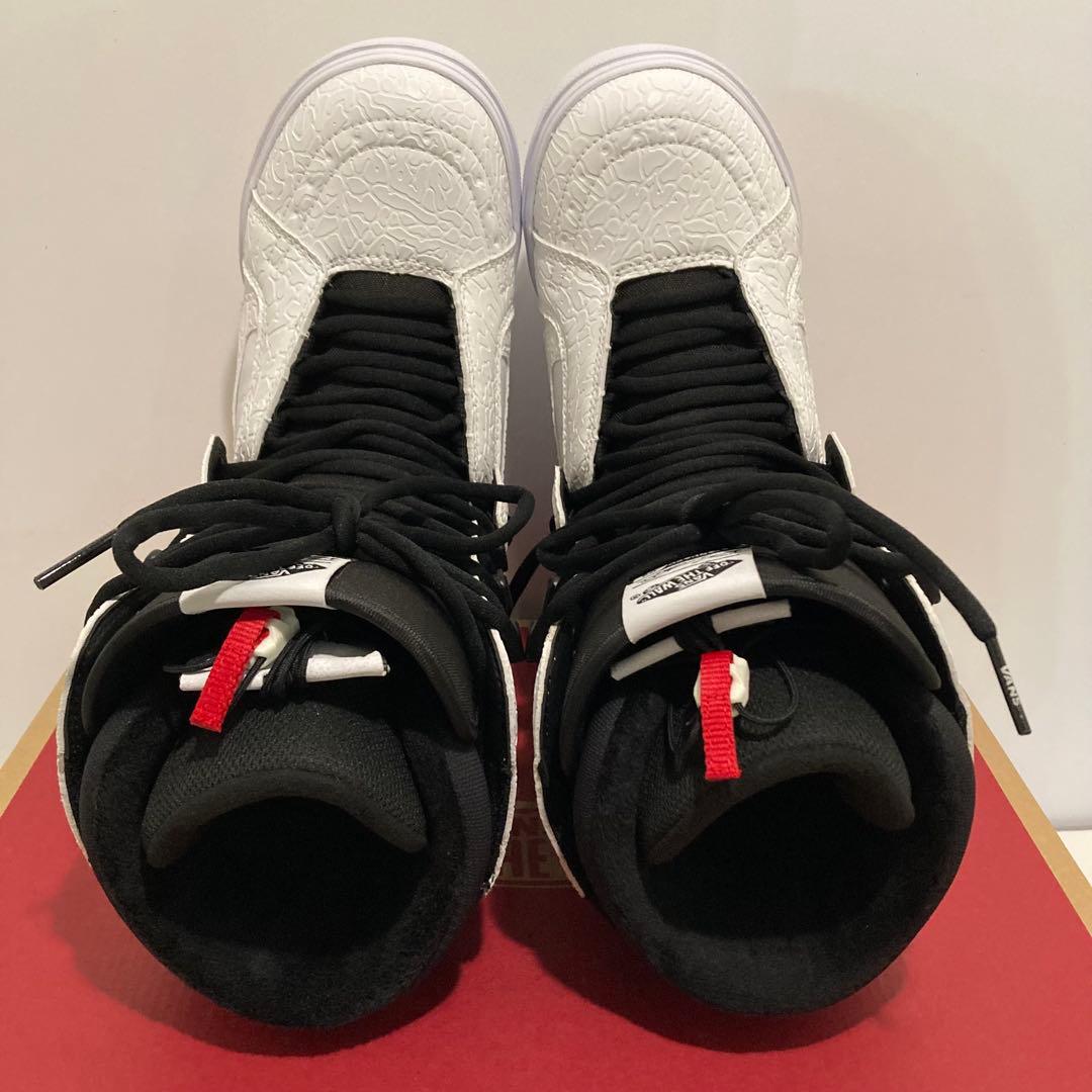 新品 25-26 バンズ ブーツ ハイスタンダード 26.0 ホワイト VANS
