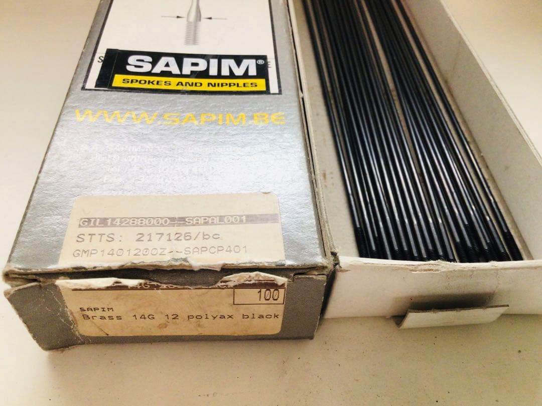 ◉SAPIM・サピム◉スポーク・Race 14G他、開封済みの為に9箱おまとめ！