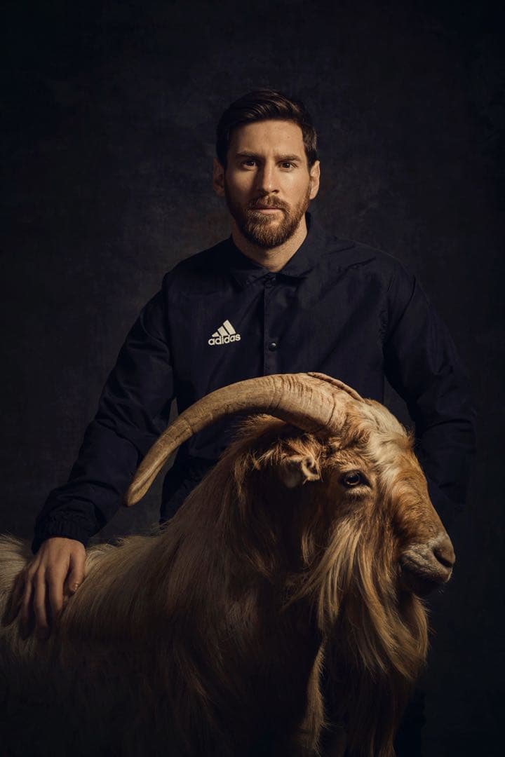 【レア】アルゼンチン代表リオネル・メッシ「GOAT 」Tシャツ (adidas)