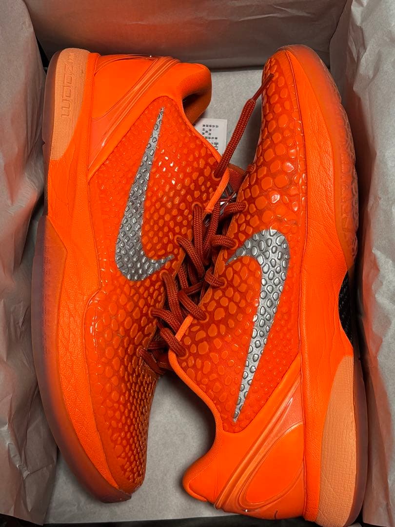 シューズ(男性用) Nike Kobe 6 Protro \"Total Orange\" 29.0cm