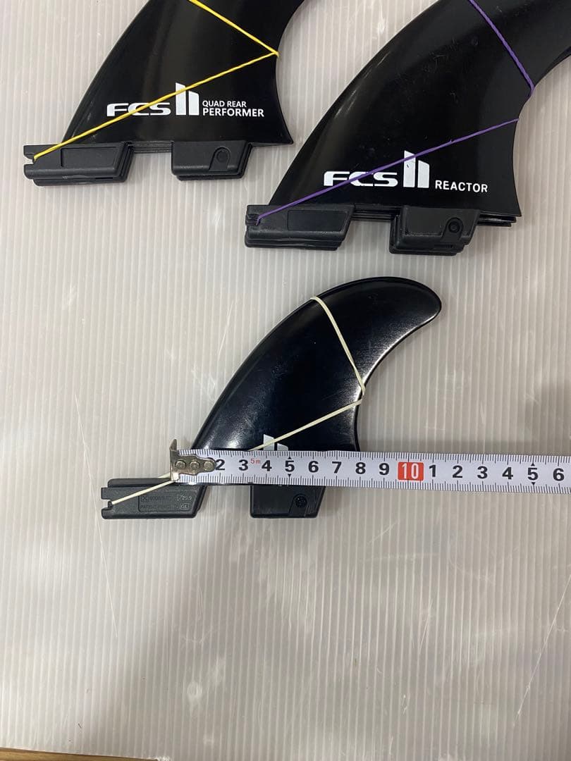 【新品未使用品】FCS II サーフボード フィン 7本セット 黒 ブラック