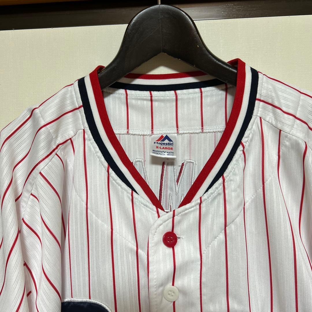 【超オススメ】マジェスティック　ヤクルトスワローズ　山田　ユニフォーム　1 XL