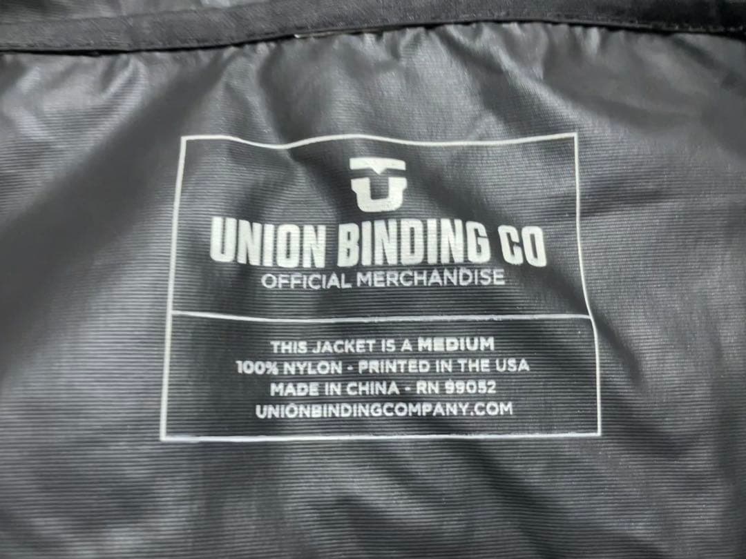 UNION ビンディング 撥水ジャケット ブラック スノーボード ウェア