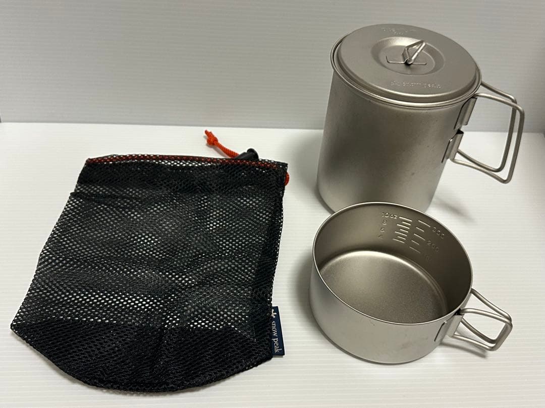 値下げ　 peak コンポーネントクッカーソロセットチタン極