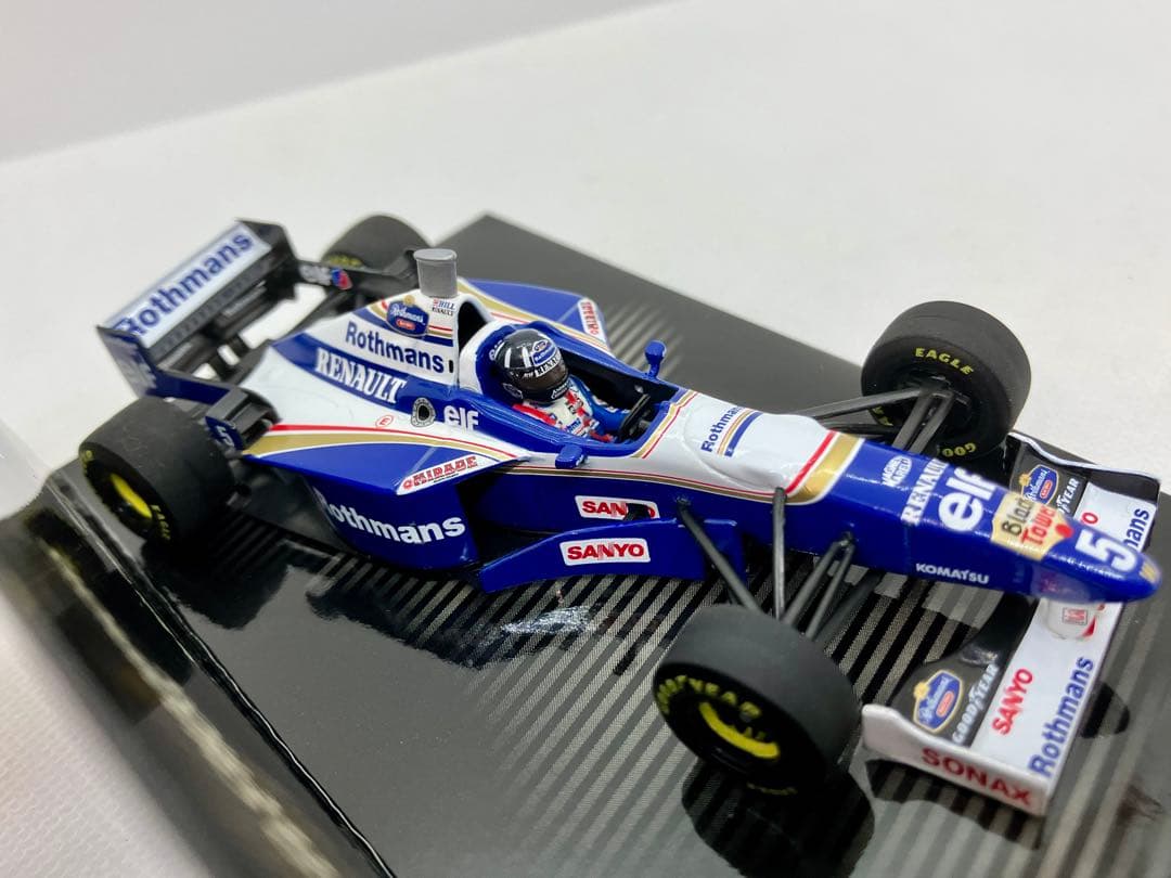 ★ウィリアムズ ルノー FW18★D.ヒル★ロスマンズ タバコカスタム★1/43