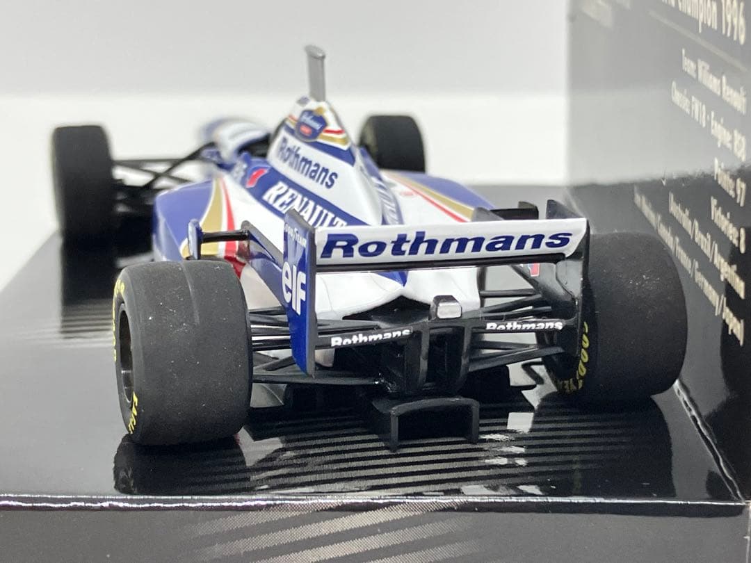 ★ウィリアムズ ルノー FW18★D.ヒル★ロスマンズ タバコカスタム★1/43