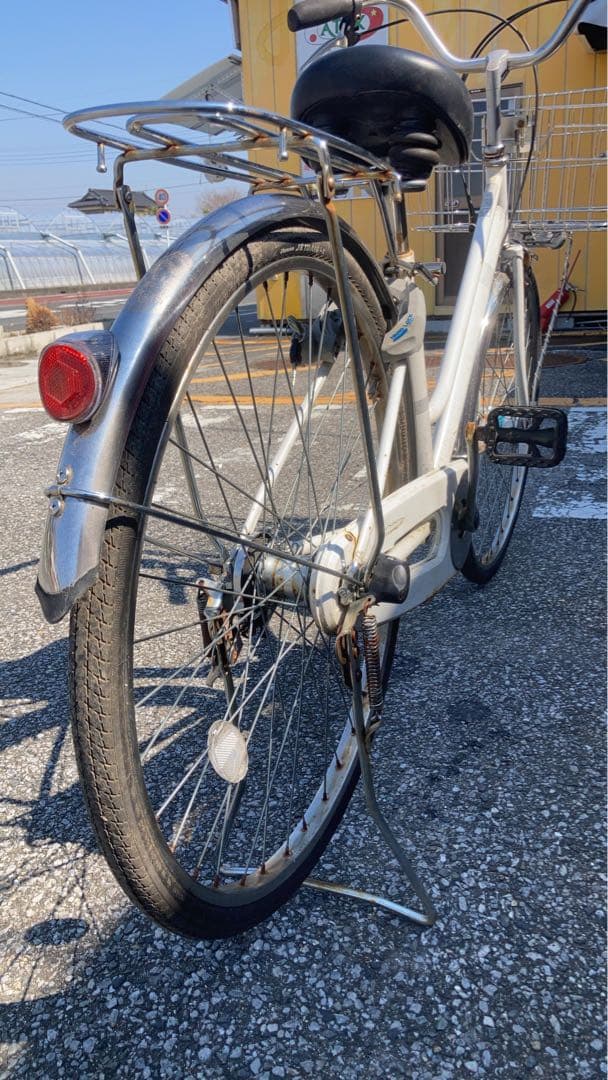 中古自転車ホワイトシティサイクル 26インチ