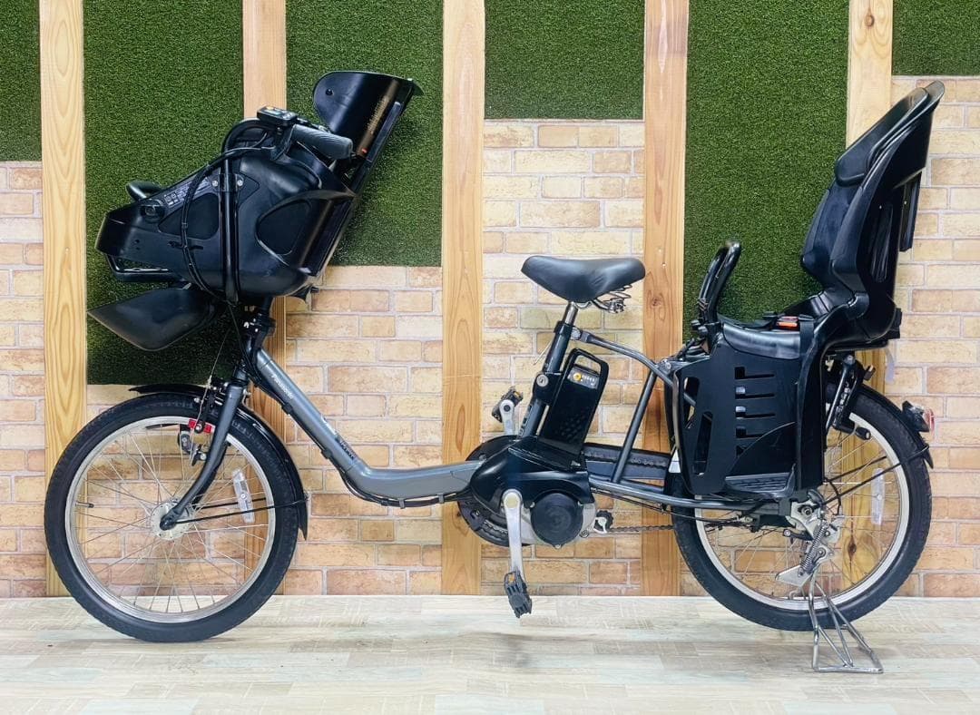 グレー系 パナソニック 子供乗せ電動アシスト自転車 H3390