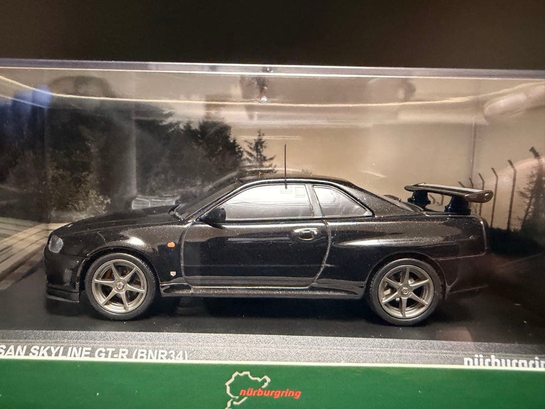 京商 1/43 GT-R BNR34 ニュルブルクリンク テストカー