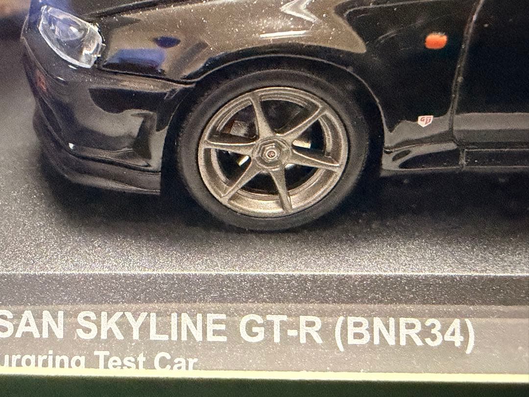 京商 1/43 GT-R BNR34 ニュルブルクリンク テストカー