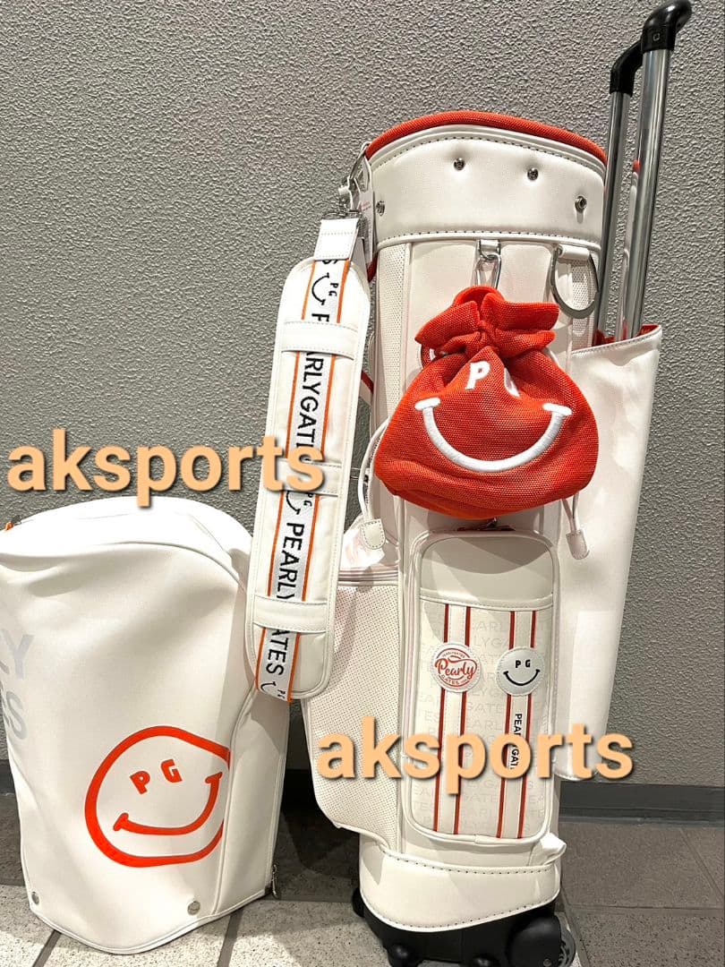 【3/31発送】キャスターポーチ付きパーリゲーツキャディバッグブラック