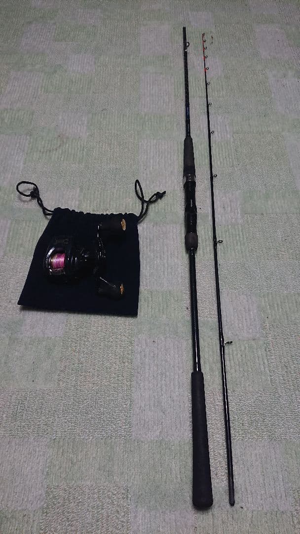 DAIWA LIGHTGAME IC150ダブルハンドル、タチウオ X 210