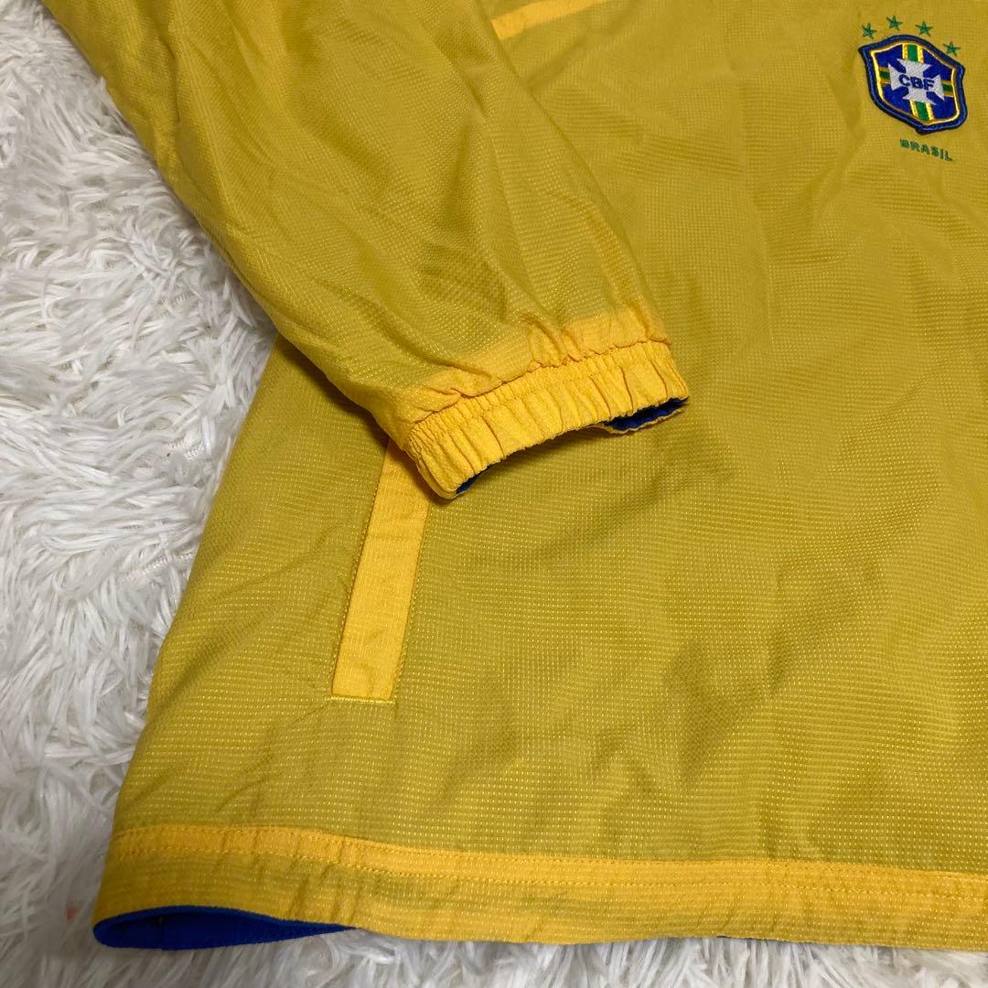 90s Nike ブラジル代表　ハーフジップジャケット　リバーシブル