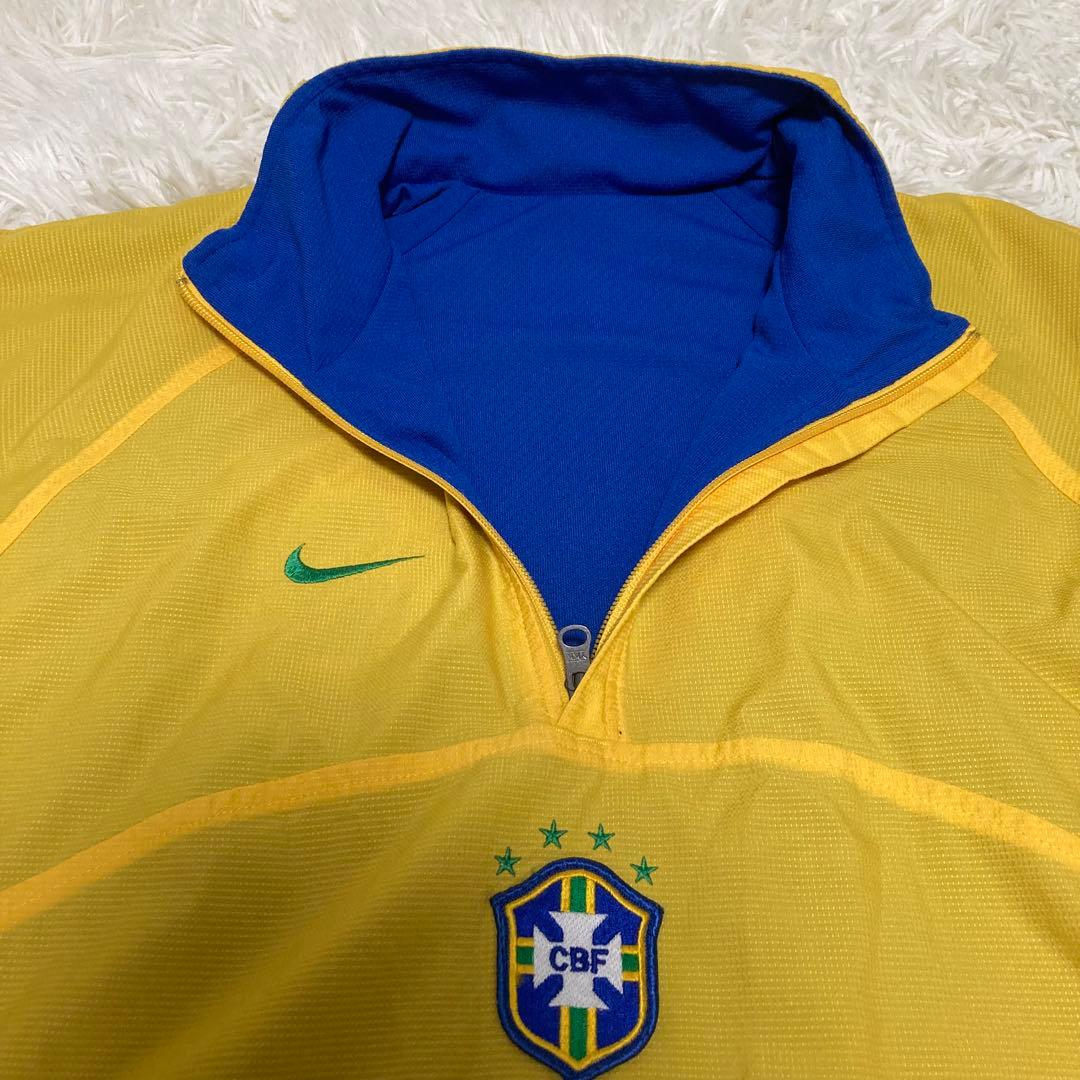 90s Nike ブラジル代表　ハーフジップジャケット　リバーシブル
