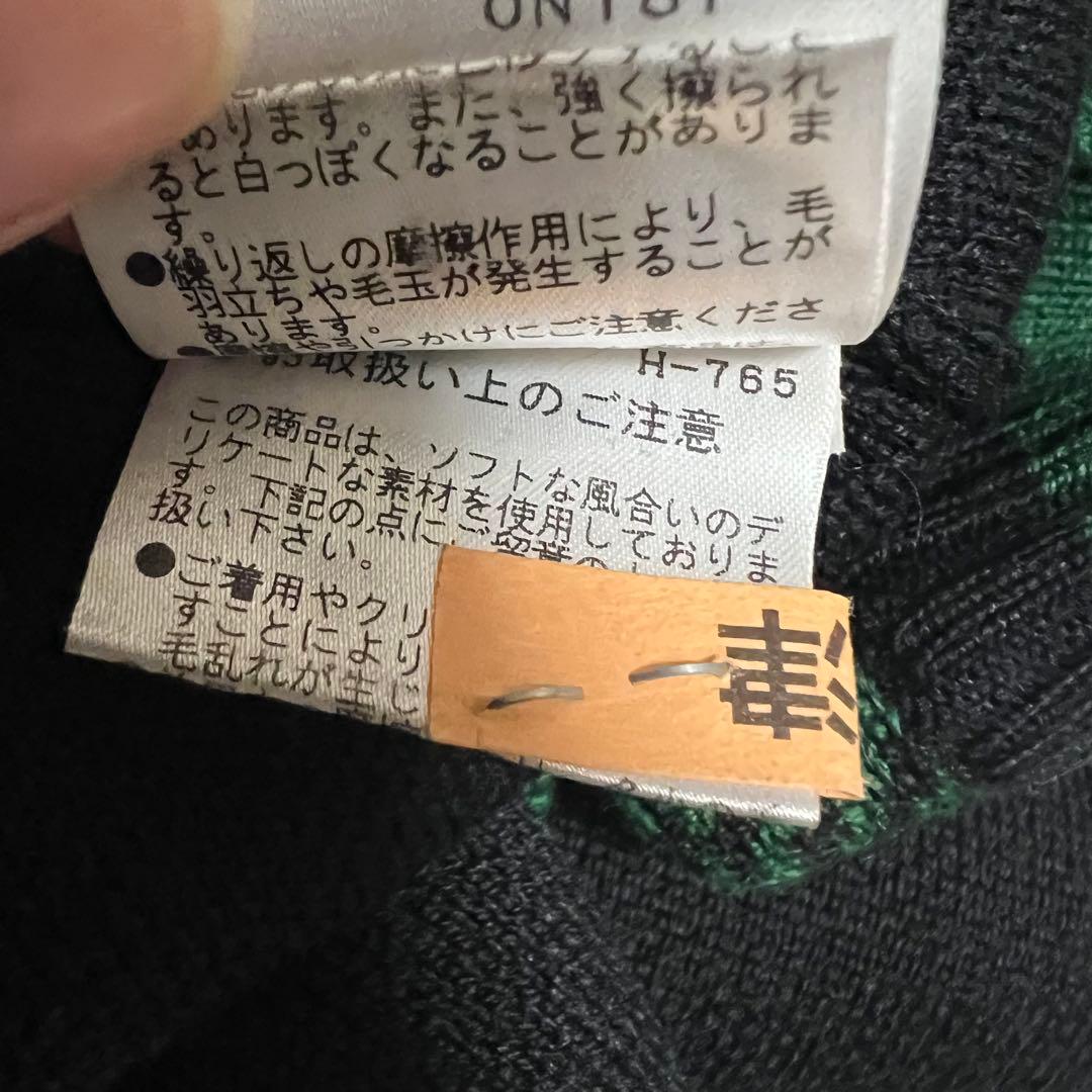 美品 ニューバランスゴルフ メンズ ニット チェック柄 サイズ5