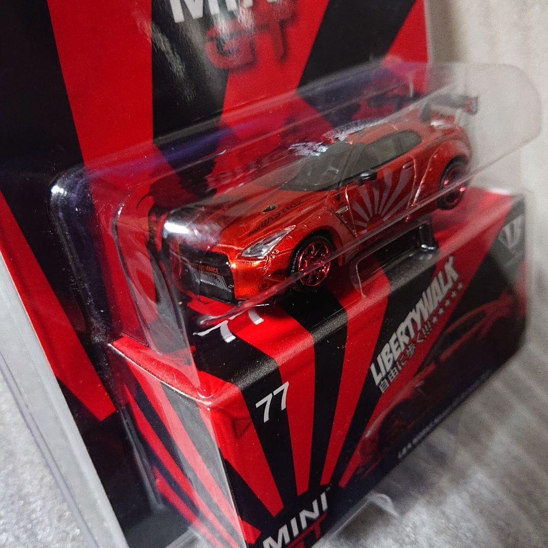 MINI GT LB★WORKS Mission GT-R Candy Red