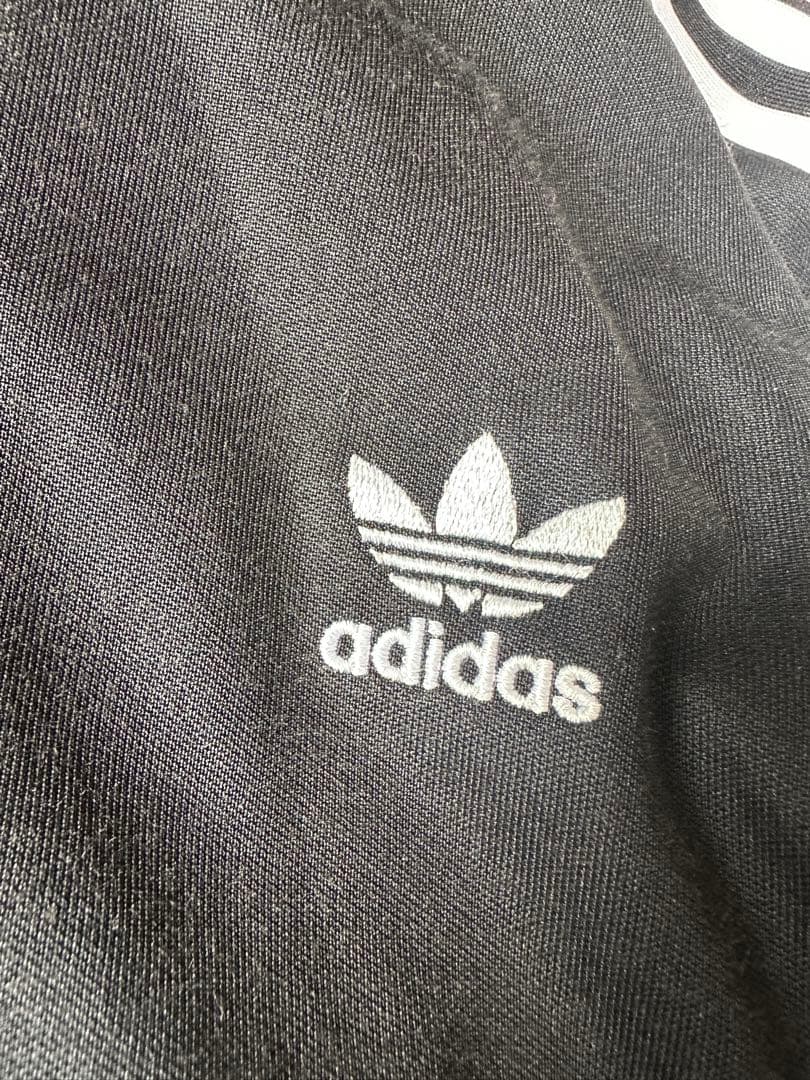 adidas ブラック ジャージジャケット Sサイズ