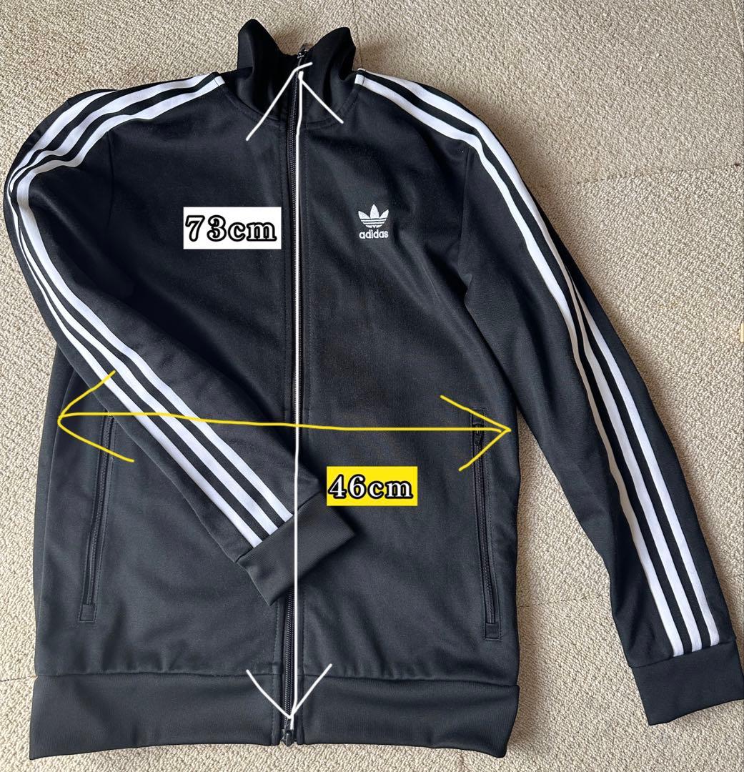 adidas ブラック ジャージジャケット Sサイズ