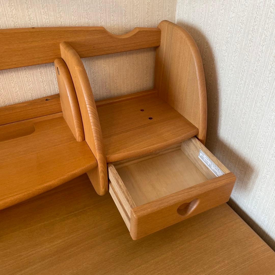 karimoku カリモク 学習机 ハート 机 本棚 椅子 ワゴン ライト付き
