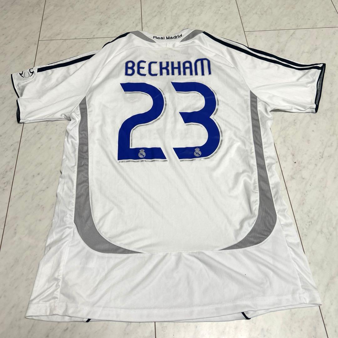 極美品希少06/07【Beckham】ユニフォーム　#23 レアルマドリード L