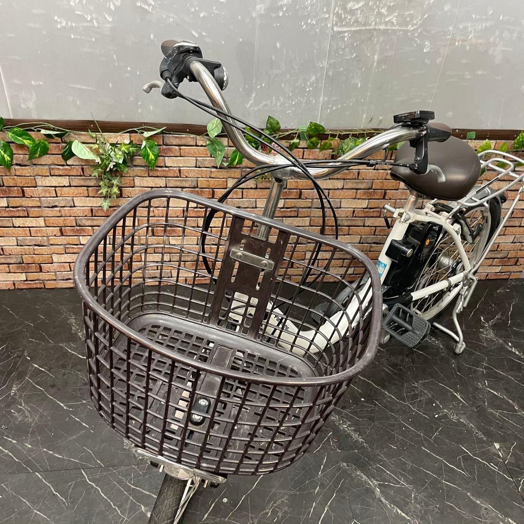 【45】電動自転車 パナソニック ビビ L 20 ホワイト 20インチ