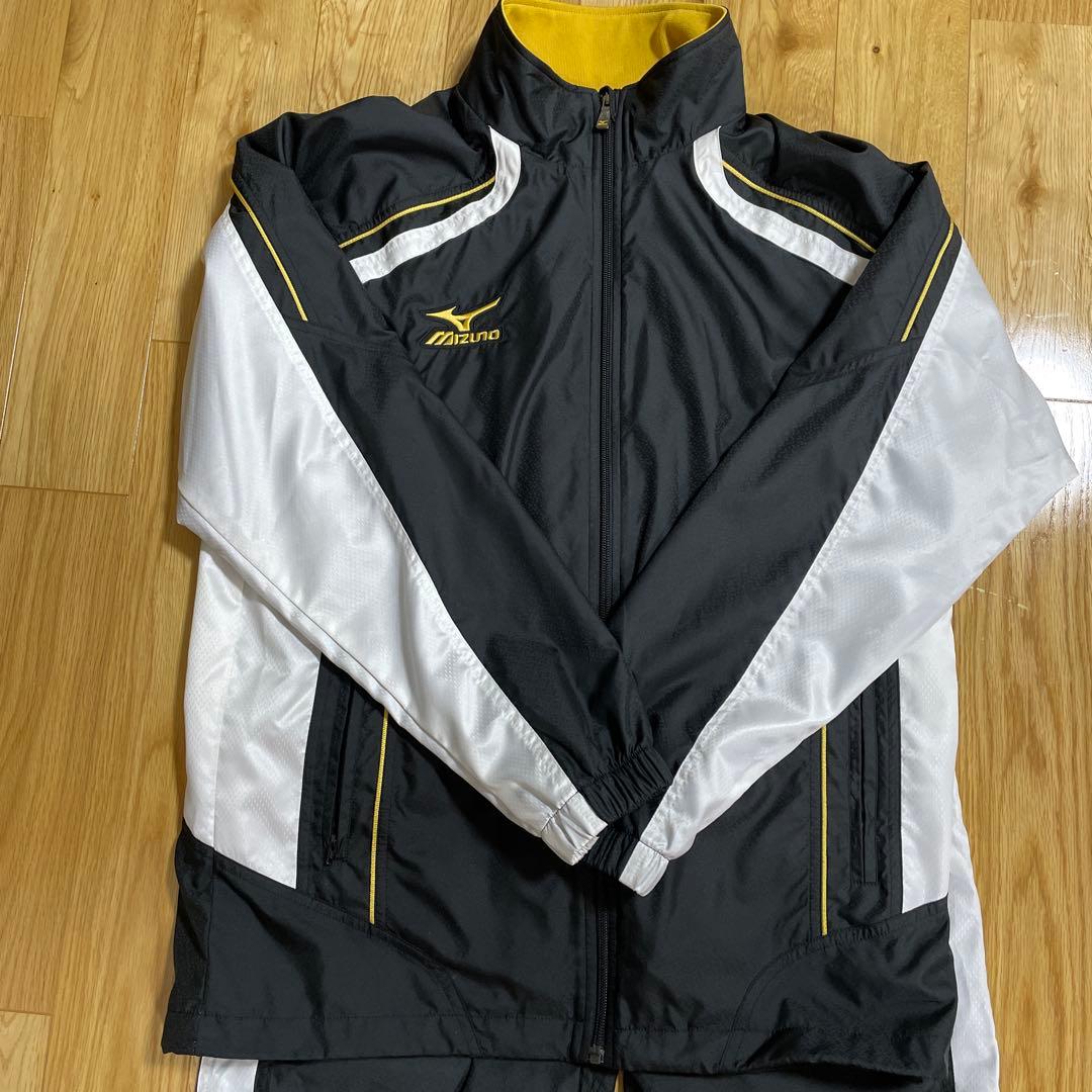 Mizuno プロジャージ Lサイズ ブラック/ホワイト