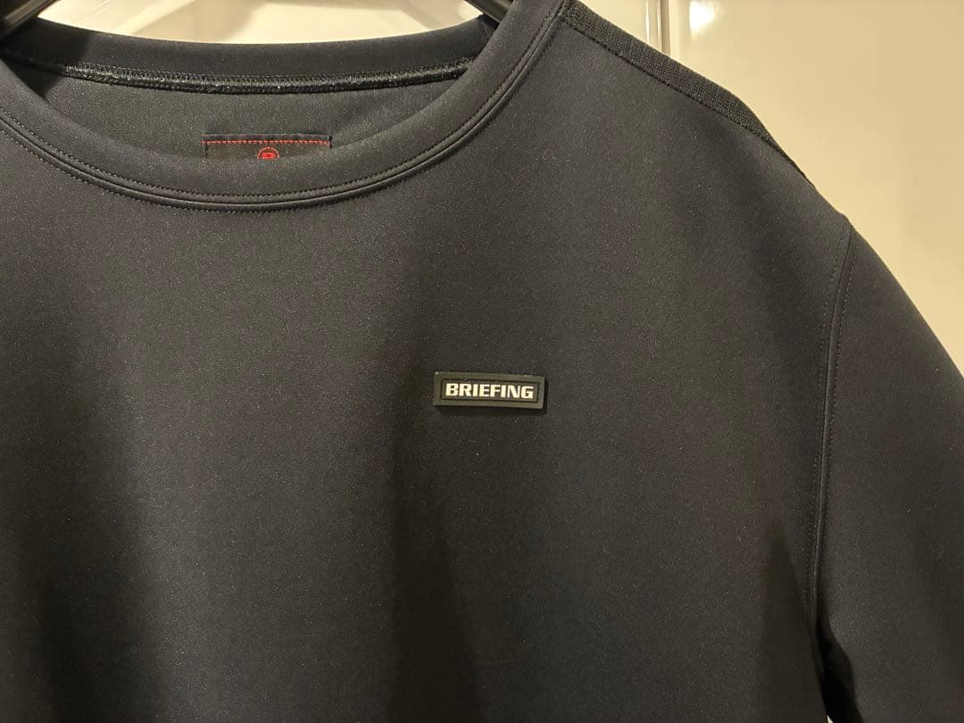 メンズウェア BRIEFING SIDE LINE CREWNECK BLACK XL