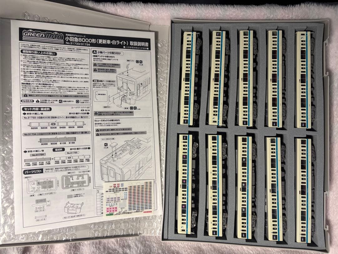 グリーンマックス　小田急8000形8258・8058編成