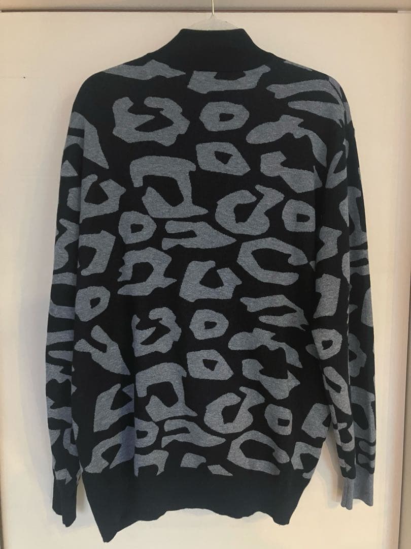メンズウェア efflorescence knit zip jacket \"leopard\"