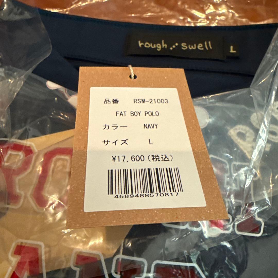 rough & swell FAT BOY POLO ネイビー L