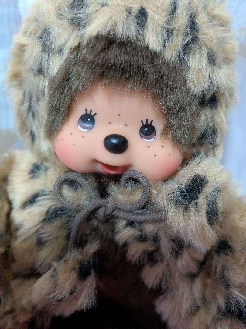 ⚠️必ず在庫確認お願い致します⚠️Monchhichi ヒョウ柄ぬいぐるみ