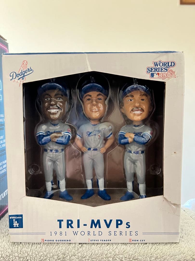 ドジャース1981 World Series TRI-MVPs ボブルヘッド