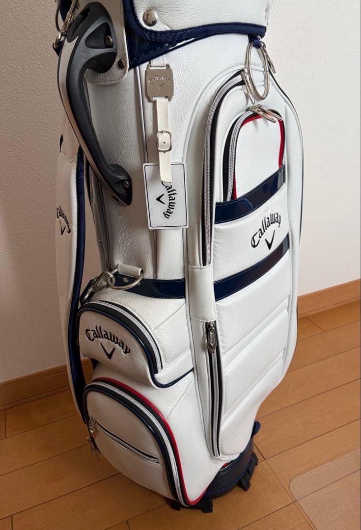 【美品】Callaway キャディバッグ トリコロールカラー