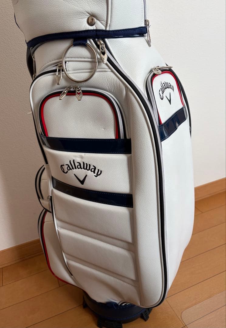【美品】Callaway キャディバッグ トリコロールカラー