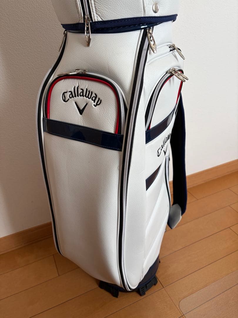【美品】Callaway キャディバッグ トリコロールカラー