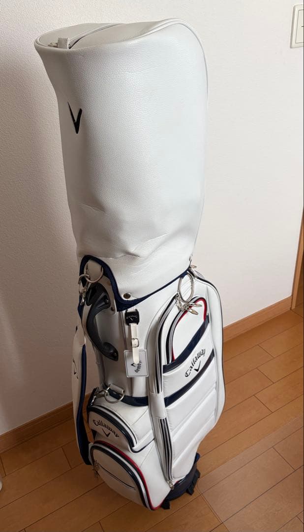 【美品】Callaway キャディバッグ トリコロールカラー
